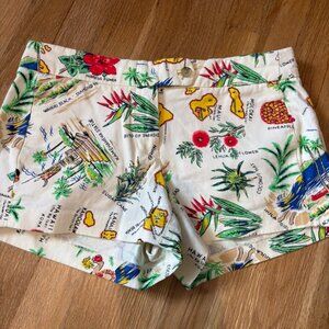 New - Women's J. Crew Chino City Fit Hawaii 100% Cotton Shorts - Size 2